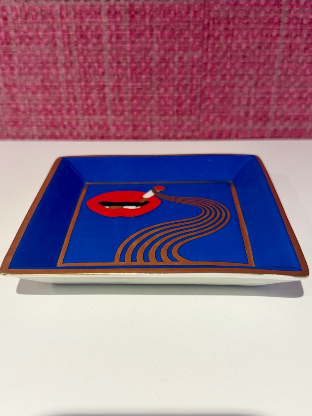 Jonathan Adler Full Dose Trinket Tray 4.5x4.5 - Picture 3 of 4